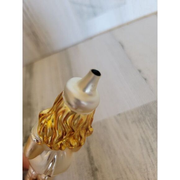 Inge nurse hospital blown glass ornament Xmas glitter - Picture 8 of 9